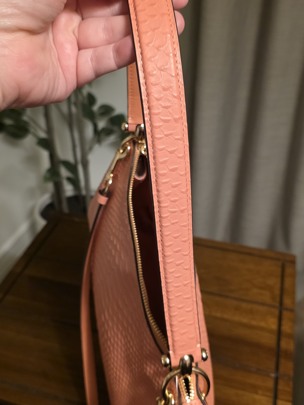 Coach NWT Python Embossed Small Mia Shoulder Or Crossbody Bag - Picture 10 of 10